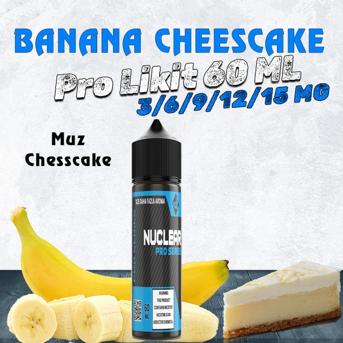 Nuclear Pro - Banana Chesscake Likit 60 ML