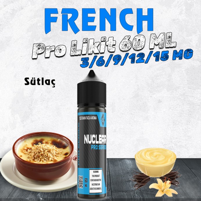 Nuclear Pro - French Pudding Likit 60 ML