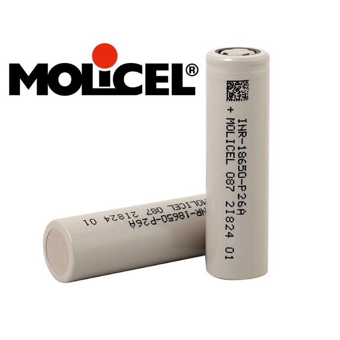 Molicel INR-18650-P28A - 3.7V 2600 mAh Li-ion Şarjlı Pil -35A