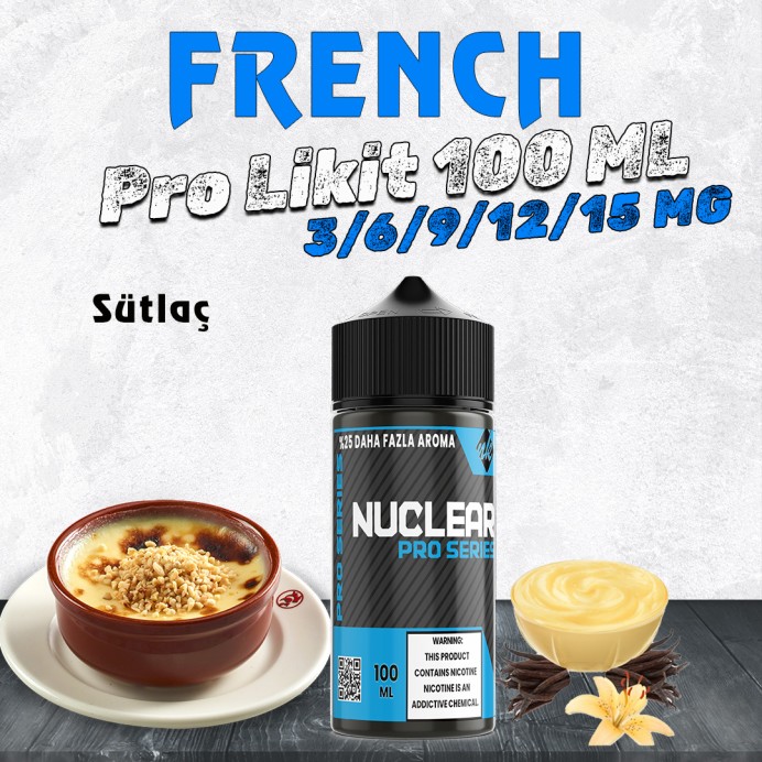 Nuclear Pro - French Pudding Likit 100 ML