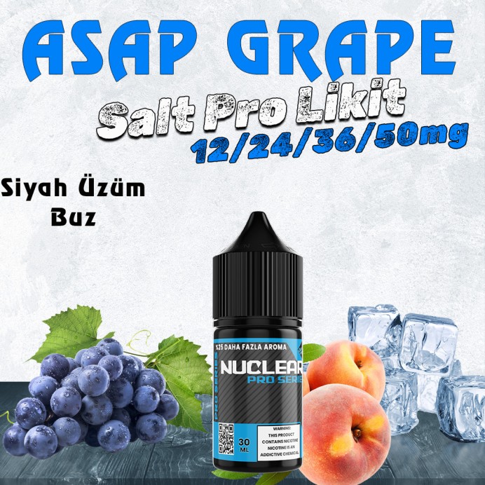 Nuclear Pro - Asap Grape Salt Likit 30 ML
