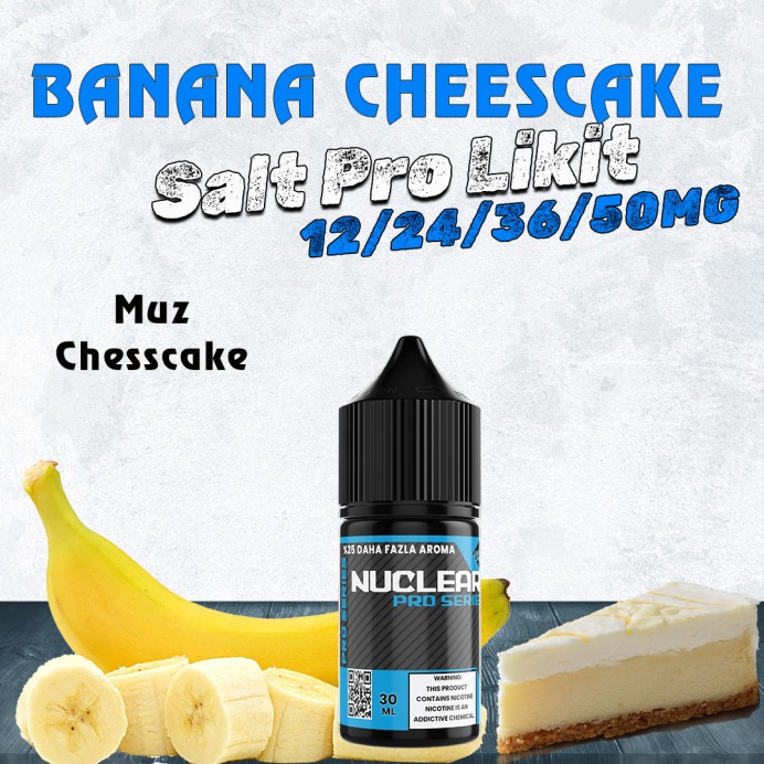 Nuclear Pro - Banana Chesscake Salt Likit 30 ML