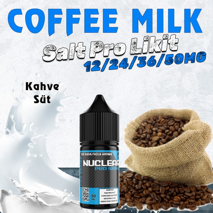 Nuclear Pro - Coffee Milk Salt Likit 30 ML