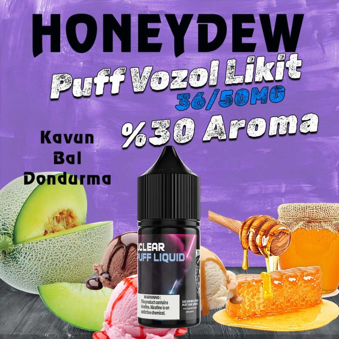 Nuclear - Honeydew Cream  Elf Bar Vozol Likit 30 ML