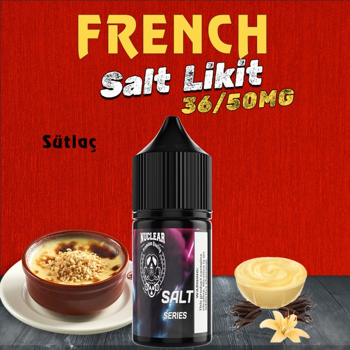 Nuclear - French Pudding Salt Likit 30 ML